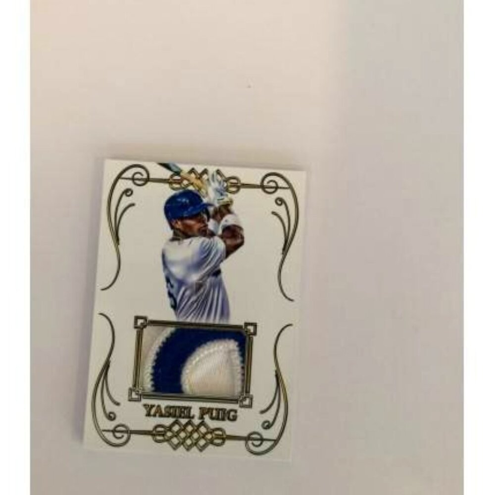 Yasiel Puig Dodgers Custom Made Jersey Card (MISC1)